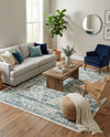 Savannah Elegance Collection Area Rug - Magnolia Rectangle Ivory  lifestyle 35