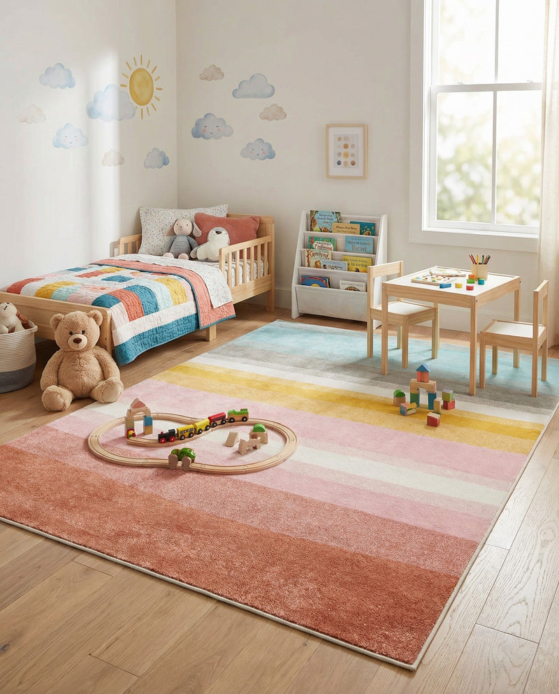 Wonder Tykes Collection Area Rug -  Dreamland Rectangle Multi  lifestyle 44