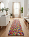 Woolen Sphere Collection Area Rug - Orbsburg (Multi) Runner Multi  lifestyle 78