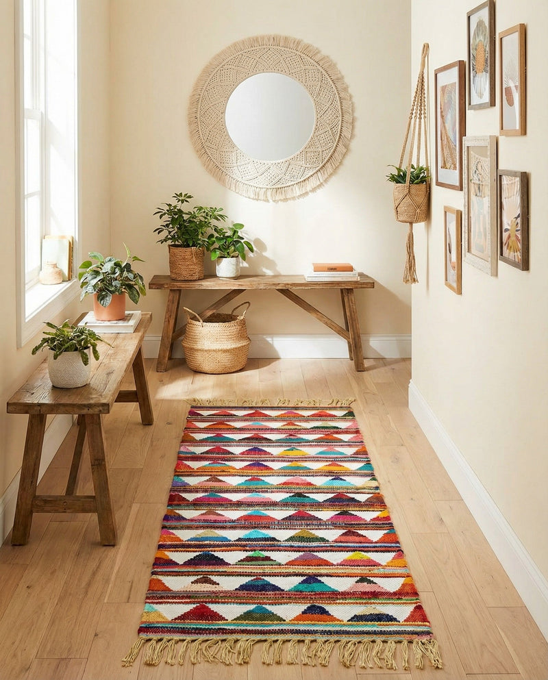 Tulum Trellis Collection Area Rug - Mysore Runner Multi  lifestyle 43