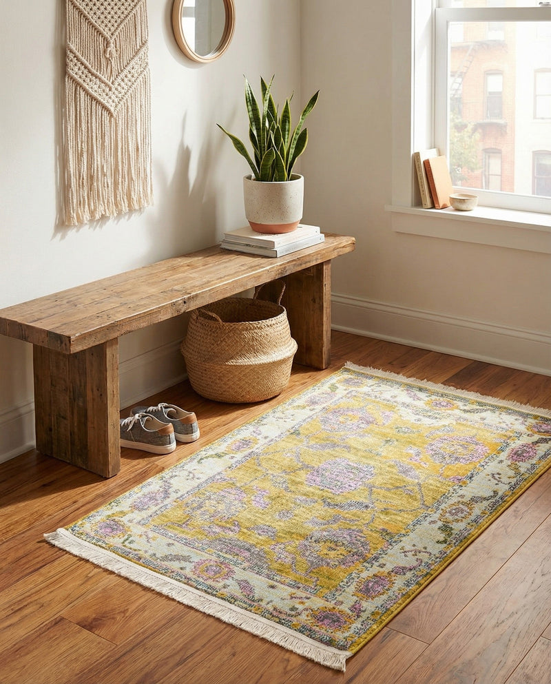 Arcadia Rugs Collection Area Rug - Eden (Green) Rectangle Green  lifestyle 17