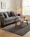 Eternal Plush Oasis Collection Area Rug -  Tranquility (Smoke) Rectangle Smoke  lifestyle 12