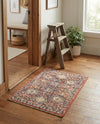 Seville Stripes Collection Area Rug -  Cordoba (Brick Red) Rectangle Brick Red  lifestyle 23