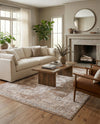 Coastal Manor Collection Area Rug -  Pelican Rectangle Khaki  lifestyle 39