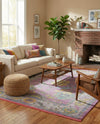 Arcadia Rugs Collection Area Rug - Eden (Pink) Rectangle Pink  lifestyle 20