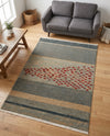 Zagros Oasis Collection Area Rug -  Kermanshah Rectangle Blue  lifestyle 10