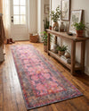 Maranta Collection Area Rug - Paramaribo Runner Pink  lifestyle 53