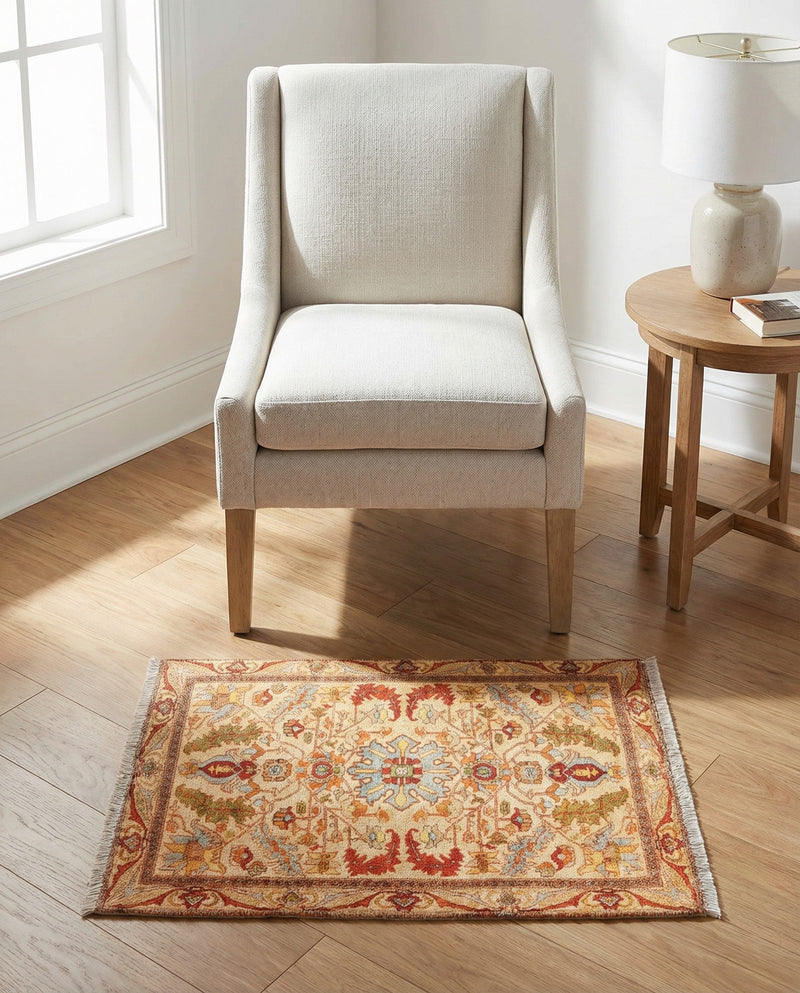 Bazaar Chic Collection Area Rug -  Tetouan Rectangle Beige  lifestyle 7