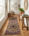 Venetian Tapestry Collection Area Rug -  Burano Runner Multi  lifestyle 56