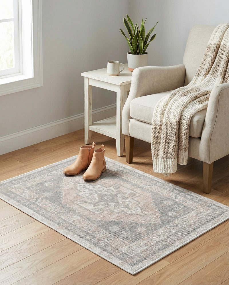 Savannah Series Collection Area Rug -  Augusta (Mink) Rectangle Mink  lifestyle 22