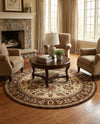 Jaipur Elegance Collection Area Rug -  Jal Round Cream  lifestyle 68