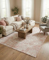 Luminara Sands Collection Area Rug - Elysium (Carnation Pink) Rectangle Carnation Pink  lifestyle 10