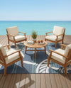Seaside Haven Rugs Collection Area Rug - Harbor Square Navy Blue  lifestyle 35