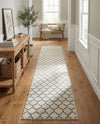 Lattice Gardens Collection Area Rug -  Bloomfield (Beige and Gray) Runner Beige and Gray  lifestyle 69