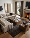 Nordic Loom Geometric Collection Area Rug - Oslo Rectangle Jet Black  lifestyle 68