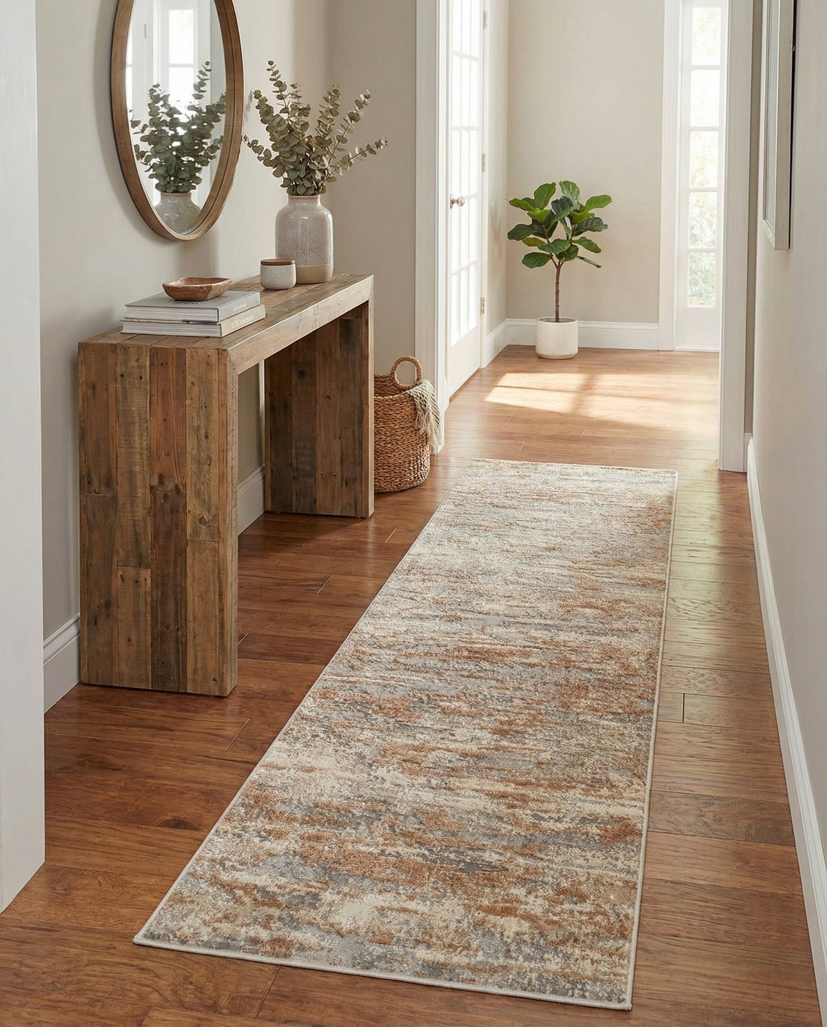 Aegean Elegance Collection Area Rug - Mesa Runner Beige  lifestyle 110