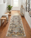 Savannah Soiree Collection Area Rug -  Everglade (Ivory) Runner Ivory  lifestyle 48