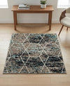 Trellis Mosaic Collection Area Rug - Arborville (Blue Multi) Square Blue Multi  lifestyle 74