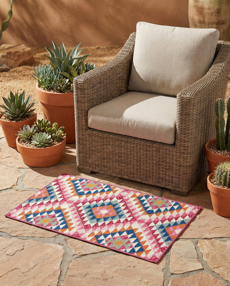 Mesa Oasis Rugs Collection Area Rug - Sedona Rectangle Multi  lifestyle 13