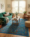 Caribbean Cove Collection Area Rug -  Tobago Rectangle Navy Blue  lifestyle 33