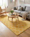 Trellis Mosaic Collection Area Rug -  Pergolatown (Yellow) Rectangle Yellow  lifestyle 17