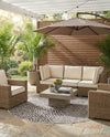Urban Oasis Rugs Collection Area Rug -  Terrace (Black) Round Black  lifestyle 77