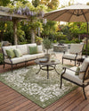Urban Oasis Rugs Collection Area Rug -  Penthouse (Green) Square Green  lifestyle 22