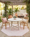 Tribal Terrace Treasures Collection Area Rug -  Incan Isle (Pink) Octagon Pink  lifestyle 50