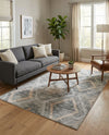 Aegean Elegance Collection Area Rug -  Rhodes Rectangle Gray Cream  lifestyle 11