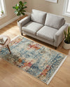 Caribbean Breeze Collection Area Rug -  Isla Rectangle Cream  lifestyle 28