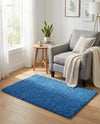 Plush Oasis Collection Area Rug - Serenity (Periwinkle Blue) Rectangle Periwinkle Blue  lifestyle 8