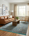 Caribbean Breeze Collection Area Rug -  Martinique Rectangle Turquoise  lifestyle 29