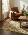 Jaipur Elegance Collection Area Rug -  Lal Rectangle Green  lifestyle 34