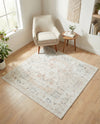 Parisian Elegance Collection Area Rug - Versailles (Ivory) Square Ivory  lifestyle 41