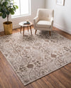 Andes Summit Collection Area Rug -  Merida Square Dark Beige  lifestyle 52
