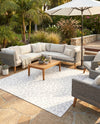 Savannah Escape Collection Area Rug -  Amazon (Ivory Gray) Square Ivory Gray  lifestyle 44