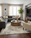 Cozy Haven Shag Collection Area Rug -  Tranquility (Khaki) Rectangle Khaki  lifestyle 18