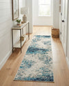 Colorburst Oasis Collection Area Rug -  Tropic Runner Blue  lifestyle 76