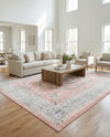 Adriana Terrace Collection Area Rug - Capri (Rose) Rectangle Rose  lifestyle 4