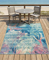 Seaside Haven Rugs Collection Area Rug - Marina Square Multi  lifestyle 27