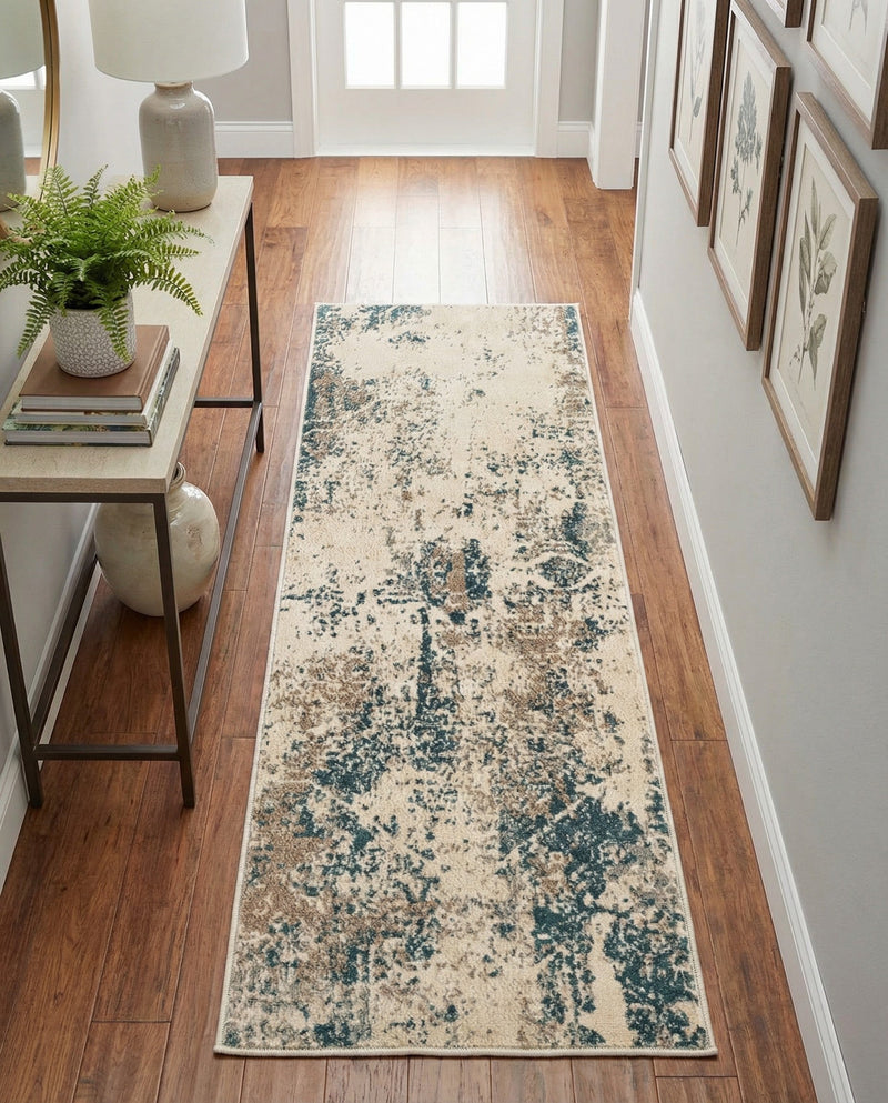 Gobi Sands Collection Area Rug -  Shapotou Runner Beige  lifestyle 39
