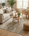 Gobi Sands Collection Area Rug -  Hami Rectangle Beige  lifestyle 9