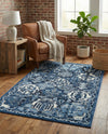 Horizon Collection Area Rug - Dawn Rectangle Blue  lifestyle 79
