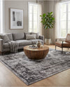 Copenhagen Comfort Collection Area Rug -  Roskilde Rectangle Gray  lifestyle 15
