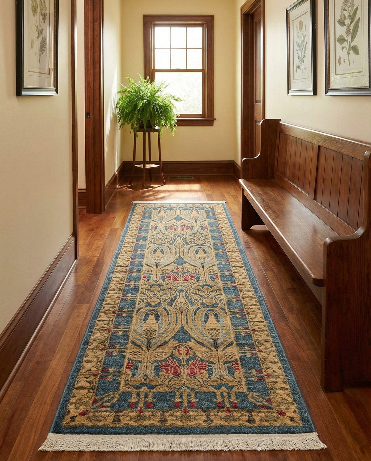 Chelsea Elegance Collection Area Rug -  Brompton (Navy Blue) Runner Navy Blue  lifestyle 132