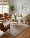Trellis Haven Collection Area Rug - Havenwood Rectangle Beige  lifestyle 25