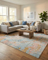 Lagoon Oasis Collection Area Rug -  Seagrass Rectangle Multi  lifestyle 8
