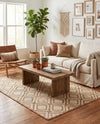 Woven Seaside Jute Collection Area Rug - Marina Rectangle Natural  lifestyle 40