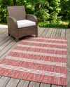 Urban Oasis Rugs Collection Area Rug -  District (Rust Red) Rectangle Rust Red  lifestyle 22