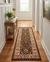 Jaipur Elegance Collection Area Rug -  Nahargarh (Brown) Runner Brown  lifestyle 83